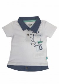 BEBÊ CAMISETA MASCULINA GOLA POLO - REFERÊNCIA 05200