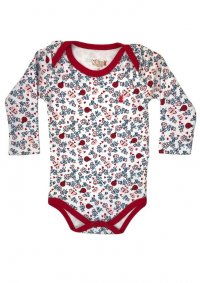 BODY MANGA LONGA ESTAMPADO JOANINHA FEMININO - REFERÊNCIA 2199