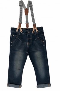 CALÇA JEANS MASCULINA COM SUSPENSÓRIO - REF: 109004