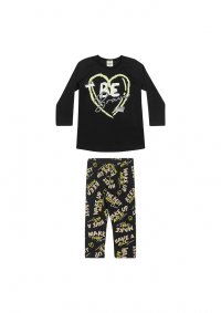 CONJUNTO BLUSA MANGA LONGA E LEGGING MENINA - REF:231613