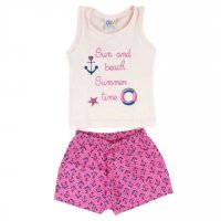 CONJUNTO BLUSA REGATA E SHORT FEMININO - REFERÊNCIA 7851