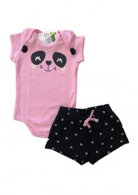 CONJUNTO BODY PANDA E SHORT - REFERÊNCIA 3125640