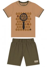 CONJUNTO CAMISETA E BERMUDA MASCULINO - REF: 101691