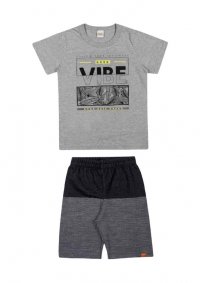 CONJUNTO CAMISETA E BERMUDA MASCULINO - REF: 241126