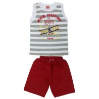 CONJUNTO CAMISETA REGATA E BERMUDA MASCULINO - REFERÊNCIA 22615