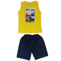 CONJUNTO CAMISETA REGATA E BERMUDA TACTEL MASCULINO - REFERÊNCIA 20541