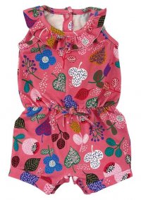 MACACÃO CURTO FLORAL FEMININO - REFERÊNCIA 3466