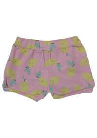 SHORT BEBÊ ESTAMPA DE LIMÃO FEMININO - REFERÊNCIA 6274