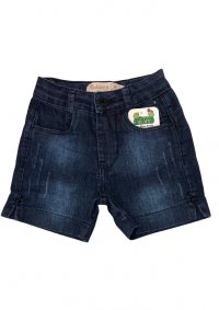 SHORT/BERMUDA JEANS ESCURO FEMININO - REF: 6627