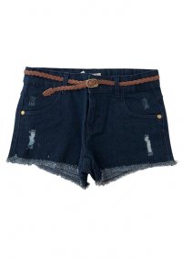 SHORT JEANS FEMININO COM CINTO