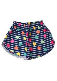 SHORT TACTEL LISTRADO/ESTAMPADO FEMININO