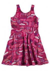 VESTIDO ESTAMPADO FEMININO - REFERÊNCIA 35834