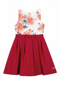 VESTIDO FLORAL FEMININO - REFERÊNCIA 172086